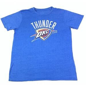 Okc Oklahoma City Thunder 35 Durant T Shirt Large Blue Majestic Threads
